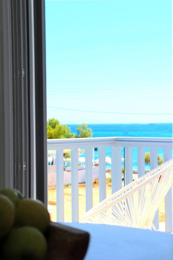 Beach Apartment Thalia With Hot Tub And Sea View Agios Prokopios  Buitenkant foto