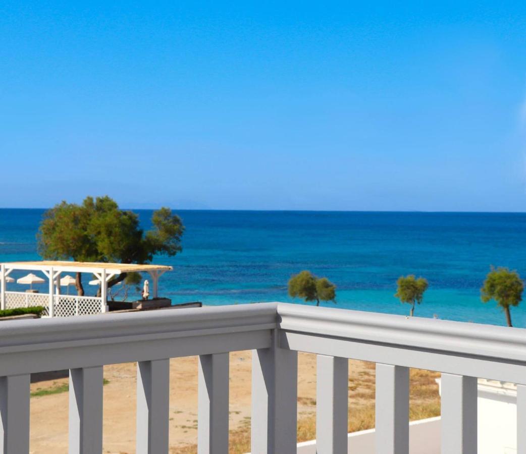 Beach Apartment Thalia With Hot Tub And Sea View Agios Prokopios  Buitenkant foto